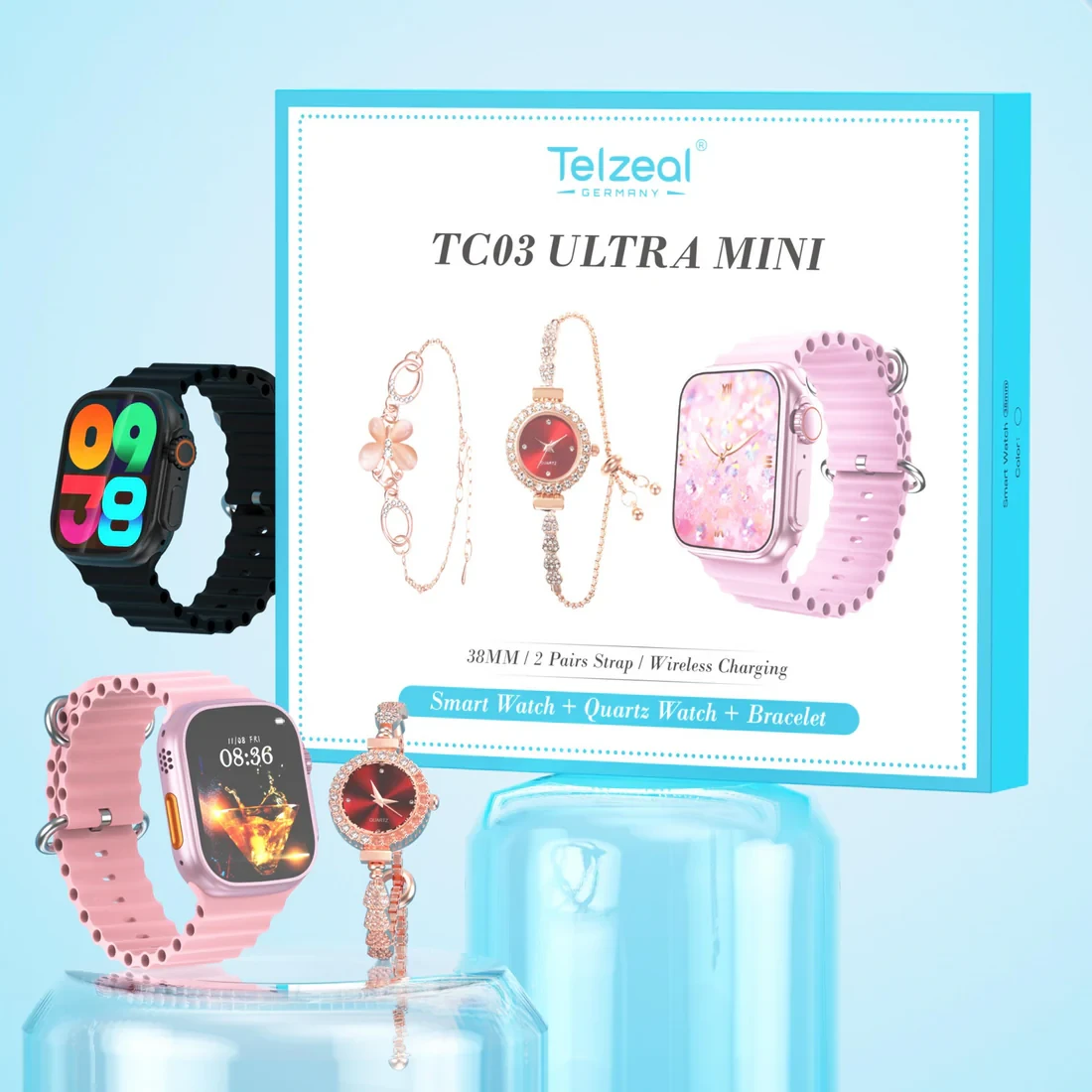 Premium Telzeal TC03 MINI Smart Watch