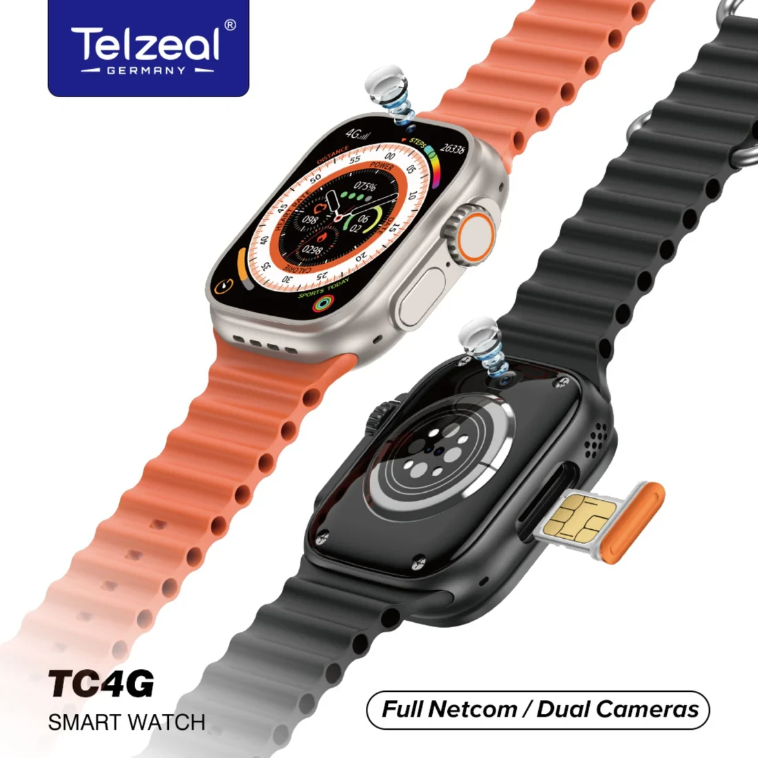 Telzeal Germany TC4G Smartwatch