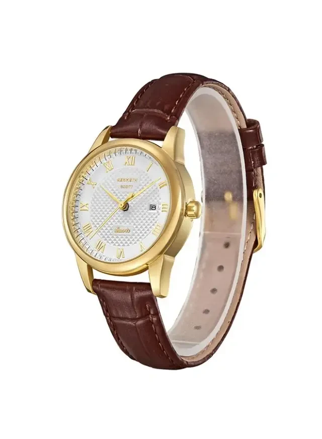 Kenneth Scott Women's Ivory Dial Analog Watch